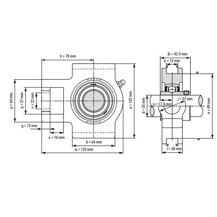 یاتاقان مدل UCT 207