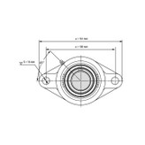 یاتاقان مدل UCFL 207