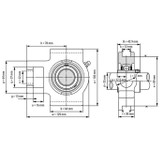 یاتاقان مدل UCT 207