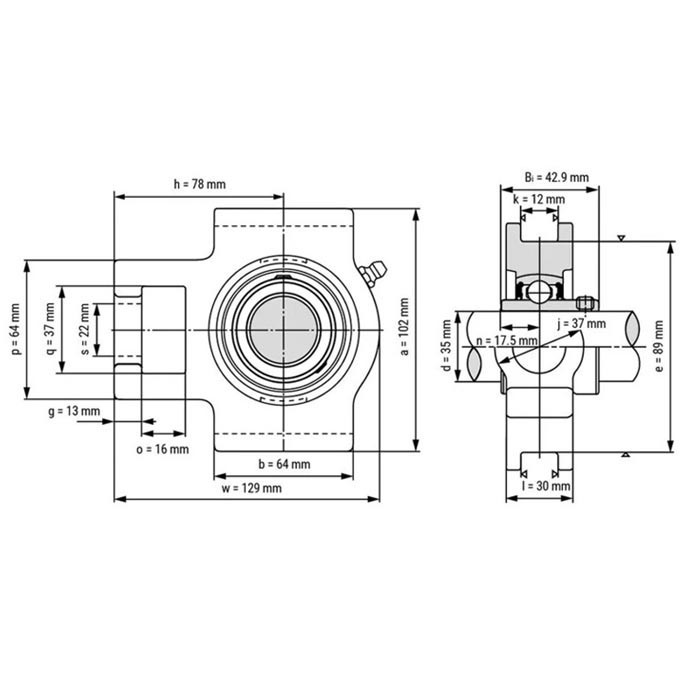 یاتاقان مدل UCT 207