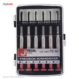 مجموعه 6 عددی پیچ گوشتی ساعتی جی تک تول مدل PE-M 052200